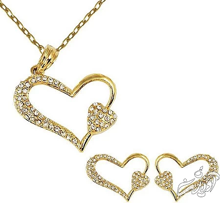 جدیدترین نیم ست های طلا و جواهر,نیم ست های جواهر